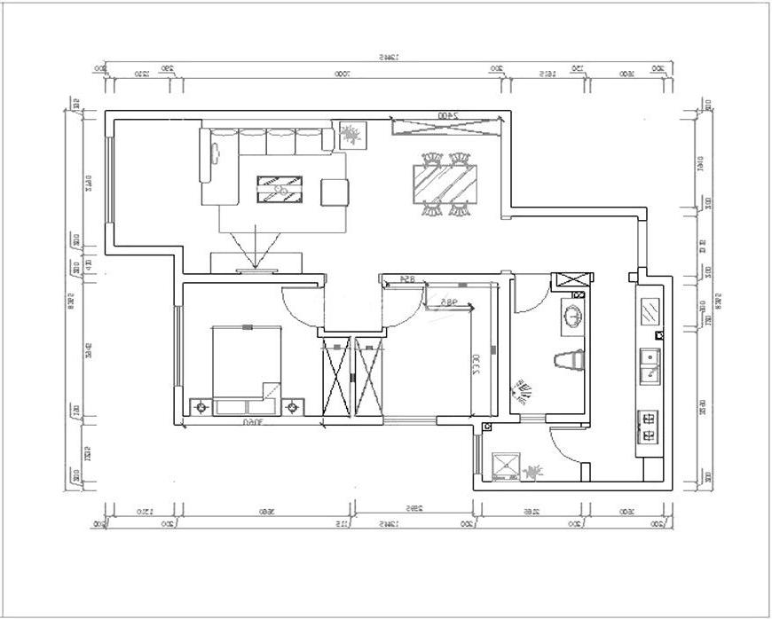 保利拉菲公馆,现代风格,户型图